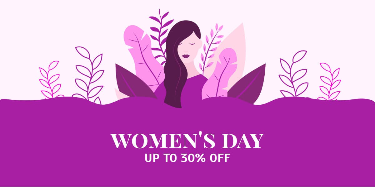 Purple Illustration Women's Day-1200x600px-TwitterImagePost