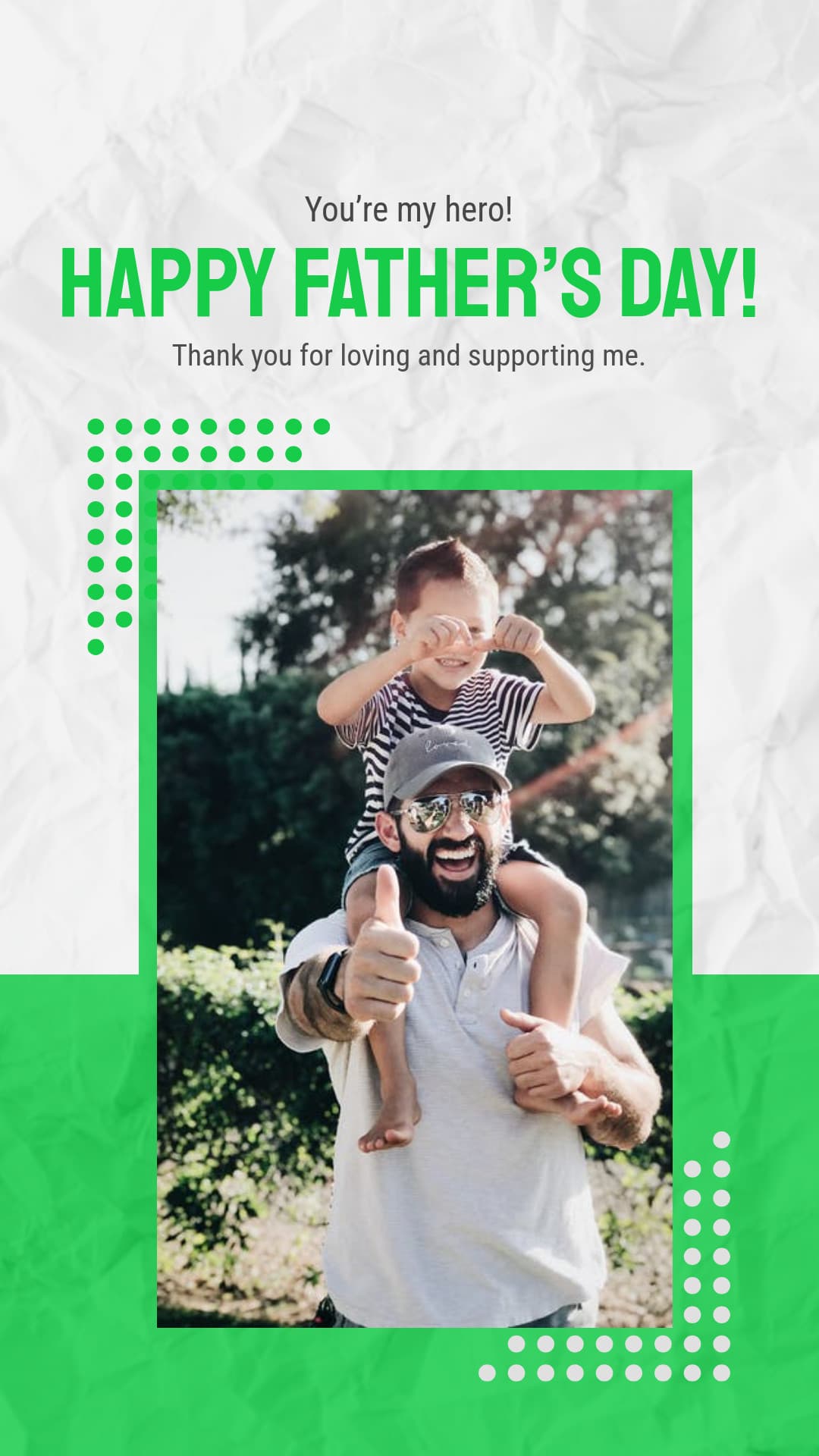 Happy Father's Day My Hero-1080x1920px-Story