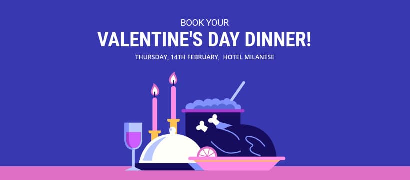 Valentine's Day Dinner Illustration-820x360px-FacebookCover