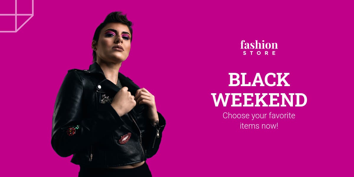 Pink Fashion Black Friday Animated-1200x600px-TwitterImagePost