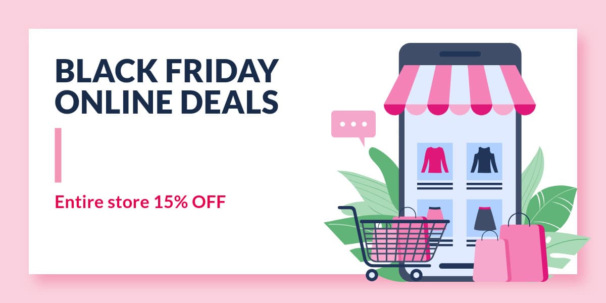 Black Friday Entire Store Illustration Online Deals-1200x600px-TwitterImagePost