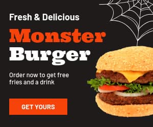 Halloween Monster Burger Sale-300x250px-MediumRectangle