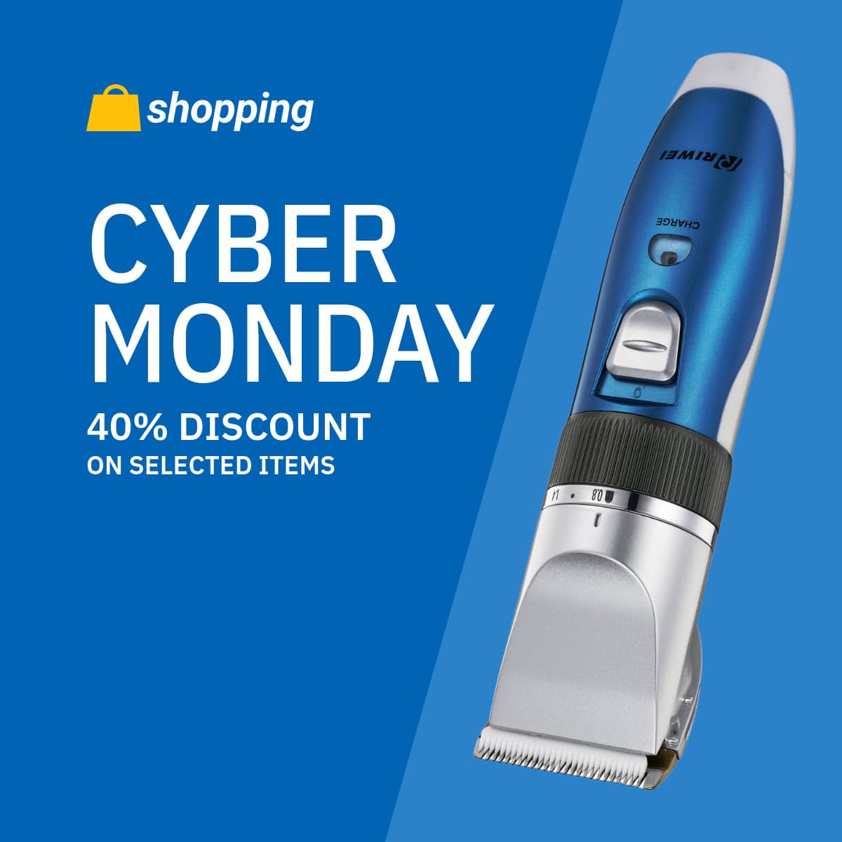 Cyber Monday Blue Shaver Discount Animated-1200x1200px-FacebookSquarePost
