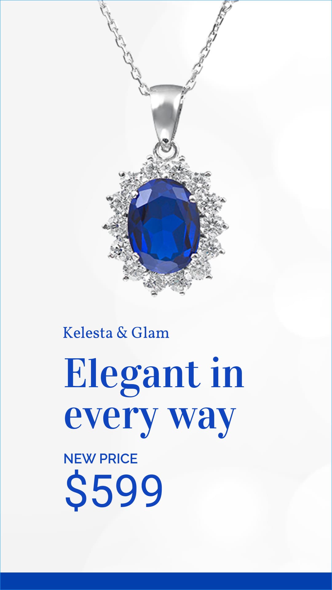 Elegant Sapphire Necklace Animated-1080x1920px-Story