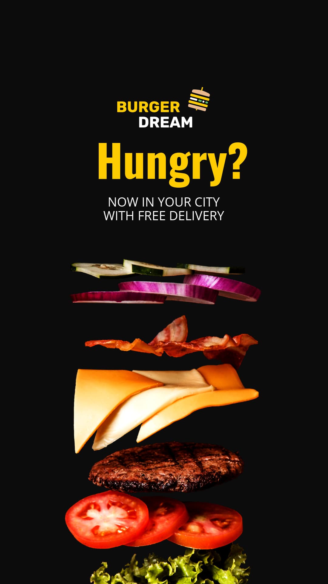 Free Burger Delivery in Your City Animated-1080x1920px-Story