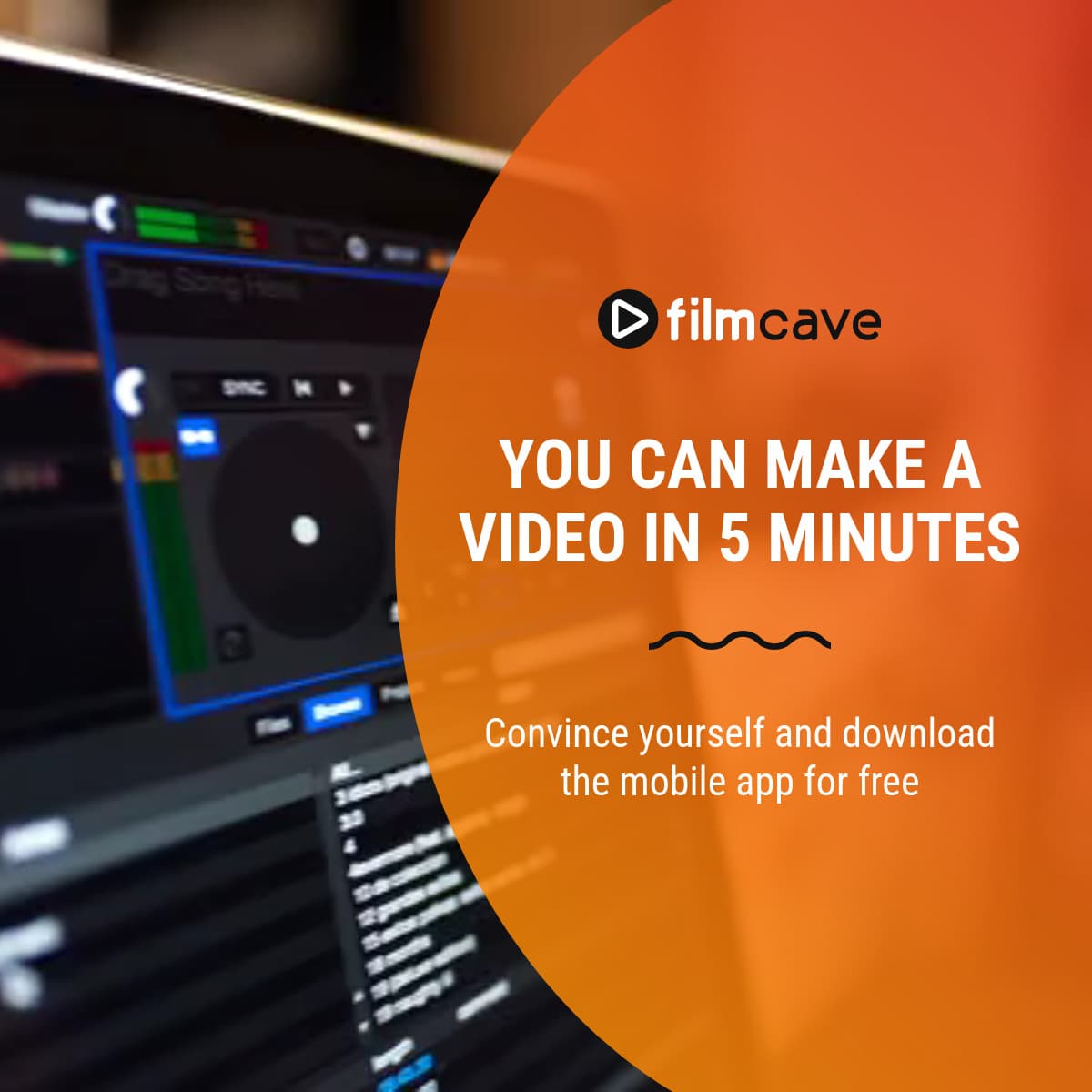 Make a Video in 5 Minutes Video-1200x1200px-FacebookSquareVideo
