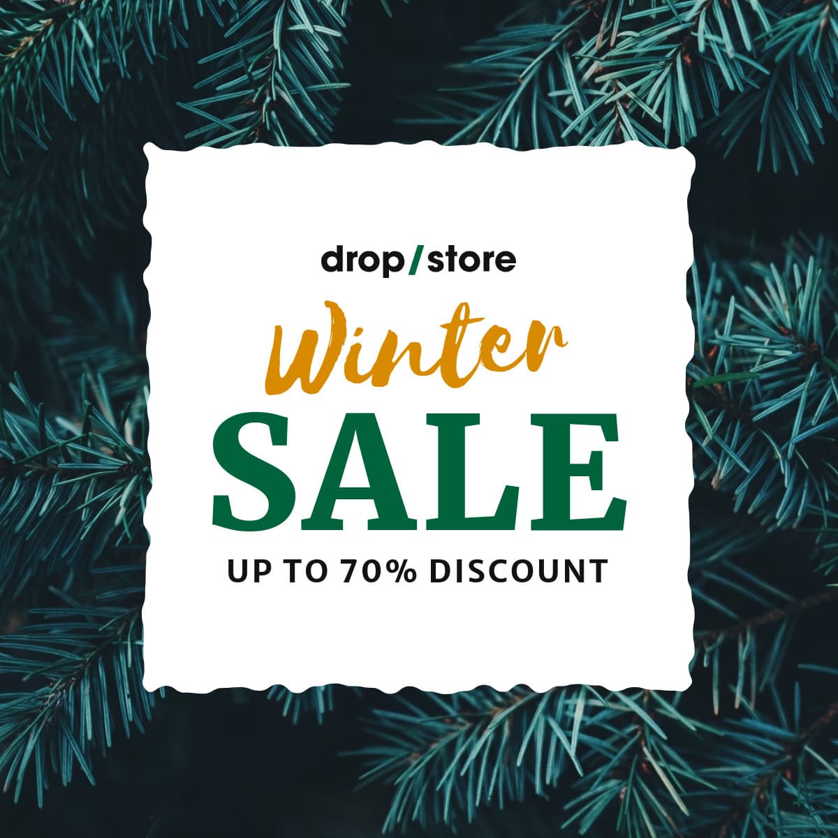 Christmas Pine Winter Sale-1200x1200px-FacebookSquarePost