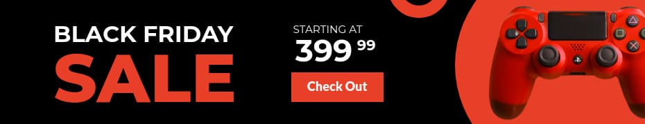 Black Friday Red PS4 PRO Controller-930x180px-TopBanner