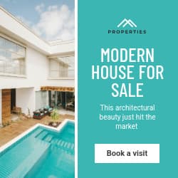 Modern House with Pool for Sale Animated-250x250px-Square