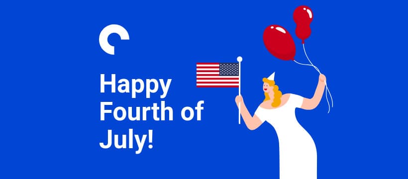 Happy Fourth of July Festive Woman Illustration-820x360px-FacebookCover