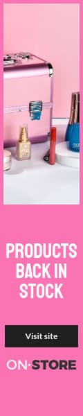 Beauty Products Back in Stock Animated-120x600px-Skyscraper