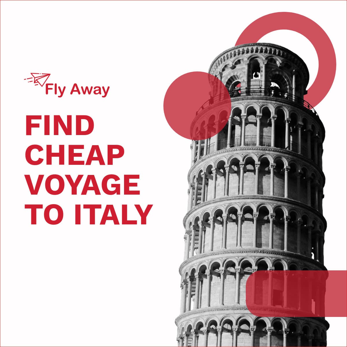 Find Cheap Voyage to Italy Animated-1200x1200px-FacebookSquarePost