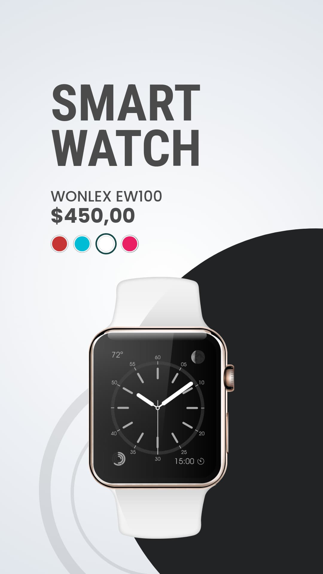 White Wonlex Smart Watch-1080x1920px-Story