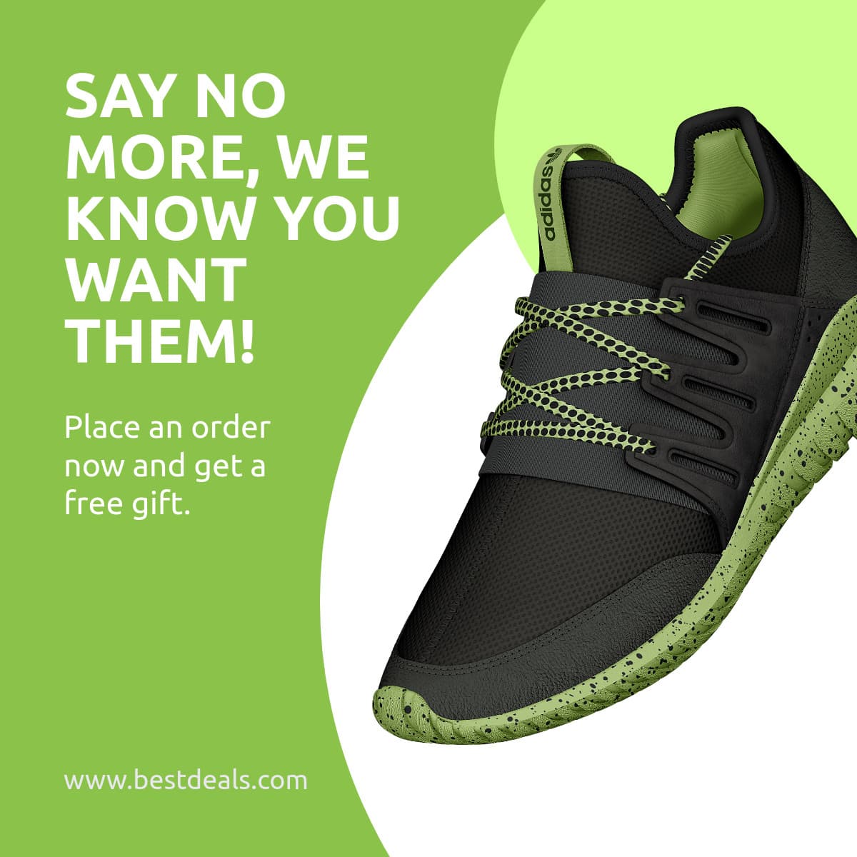 Say No More Shoes Animated-1200x1200px-FacebookSquarePost