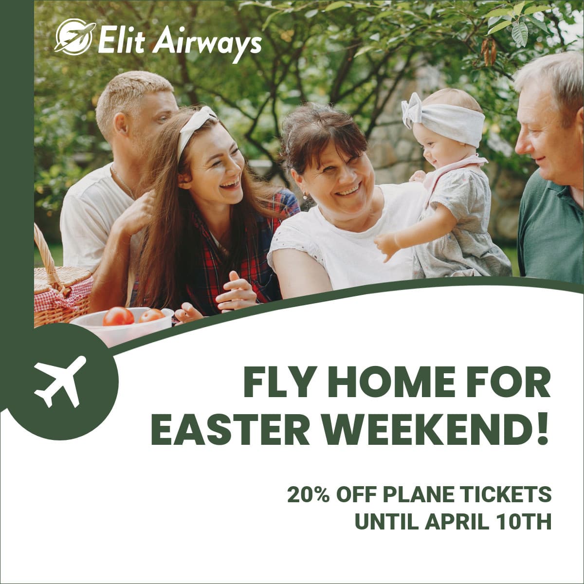 Fly Home for Easter Weekend Animated-1200x1200px-FacebookSquarePost