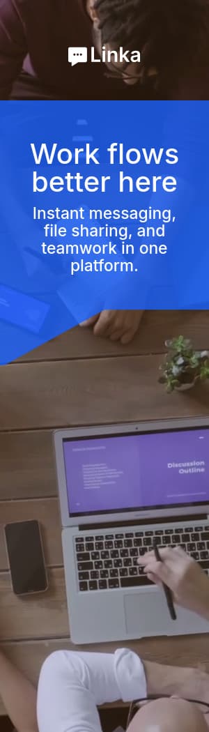 Work Flows Better Linka Software Video-300x1050px-Portrait