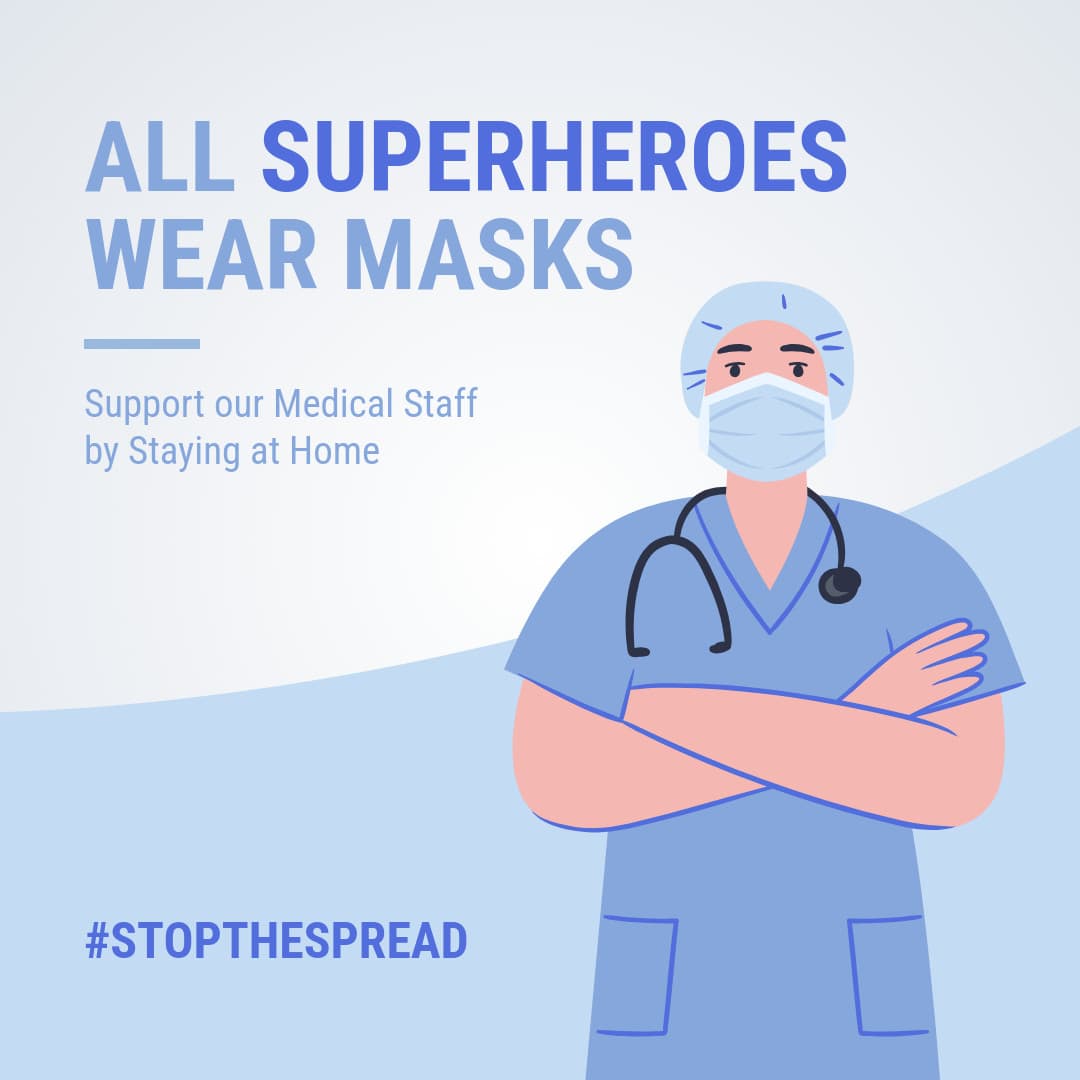 All Superhero Doctors Wear Masks-1080x1080 px