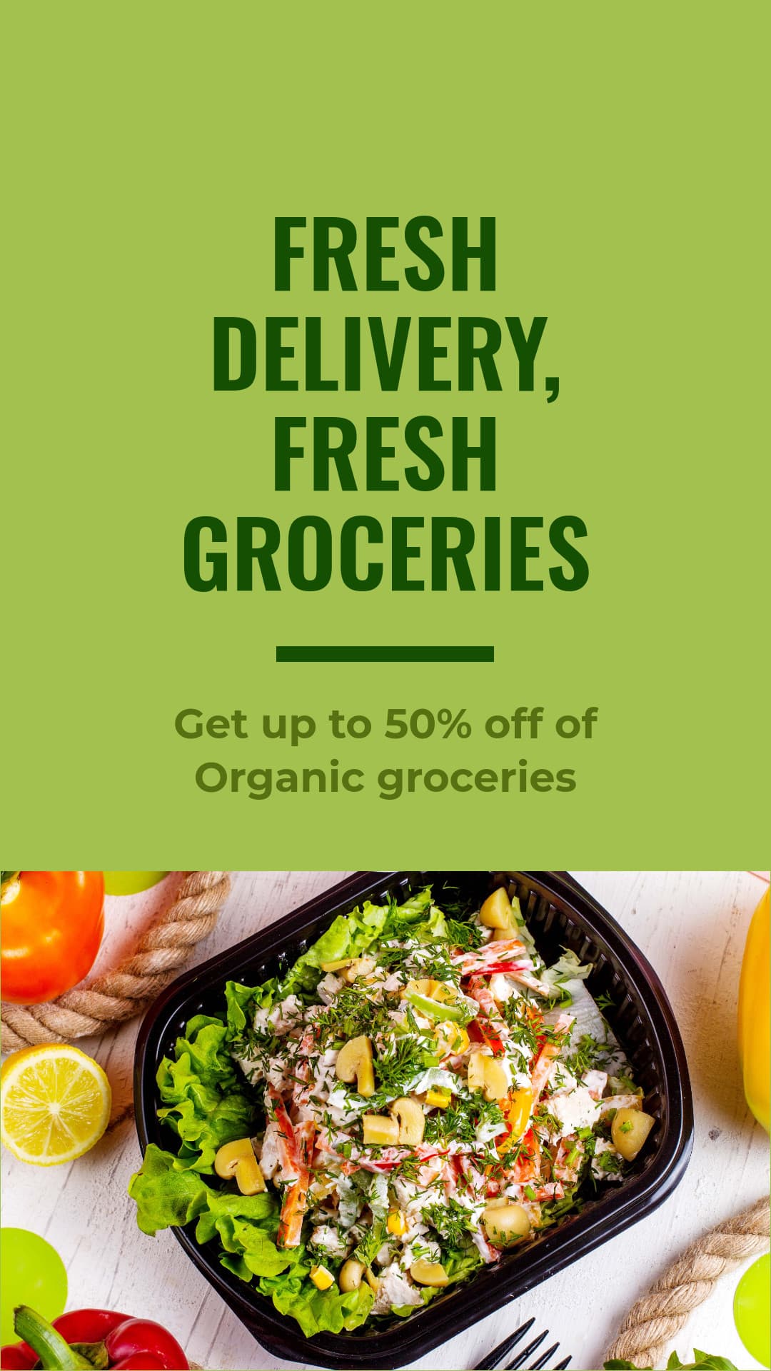 Fresh Delivery Fresh Groceries Animated-1080x1920px-Story