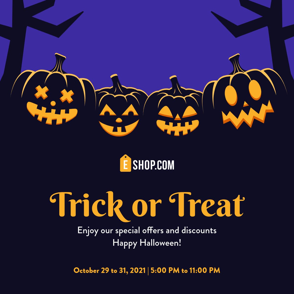 Halloween Trick or Treat Special Pumpkin-1200x1200px-FacebookSquarePost