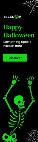 Happy Special Halloween with Green Skeleton-160x600px-WideSkyscraper