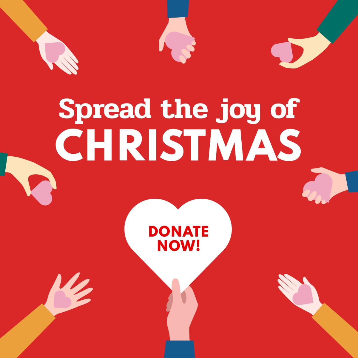 Donate and Spread the Joy of Christmas-1200x1200px-FacebookSquarePost