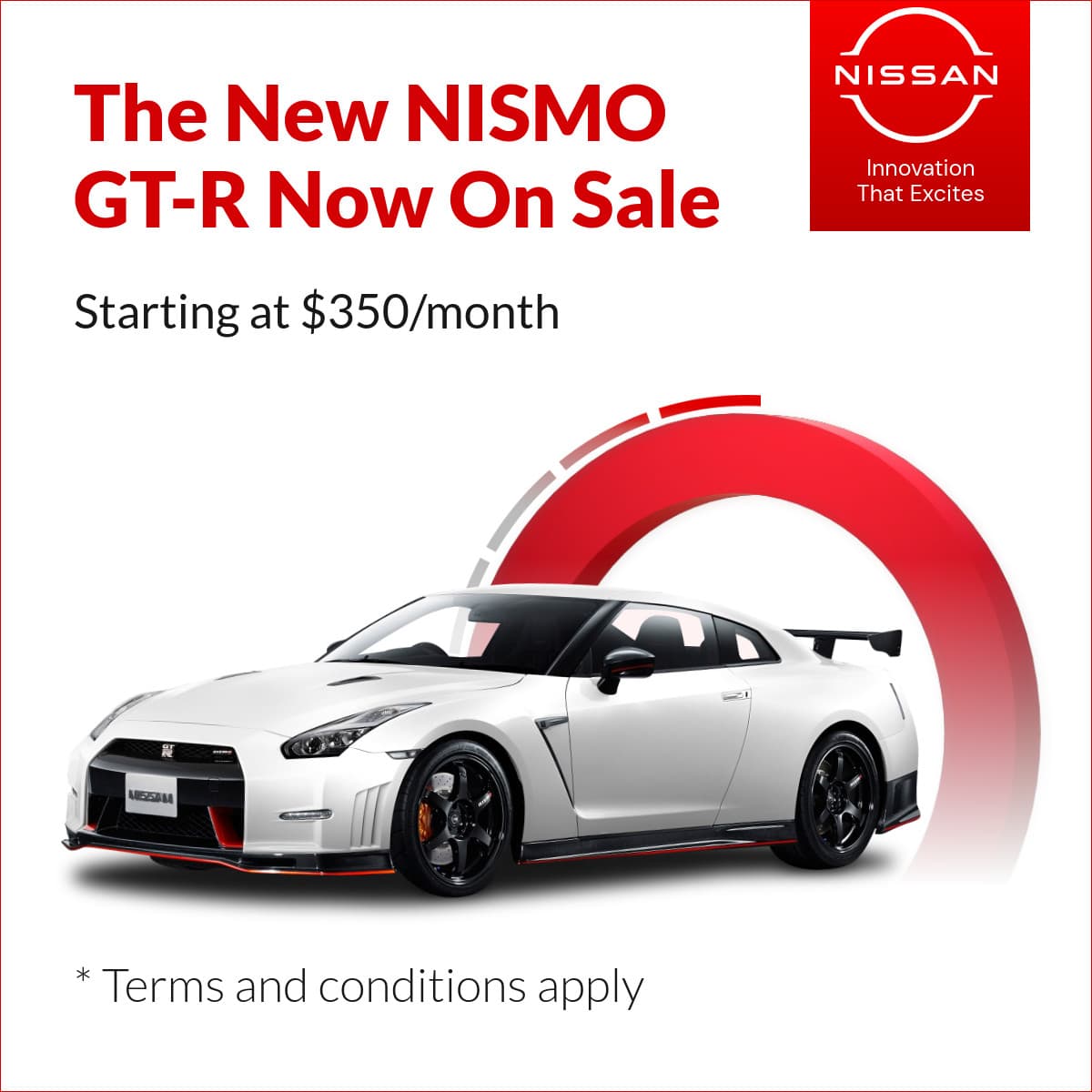 New Nismo GT-R on Sale Animated-1200x1200px-FacebookSquarePost