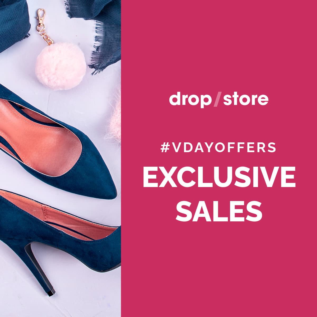 Pink Valentine's Day Exclusive Sales Animated-1200x1200px-FacebookSquarePost