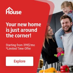 New Family Home Red House Animated-250x250px-Square