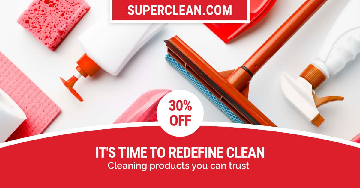 Super Red Cleaning Products-1200x628px-FacebookSponsoredMessage