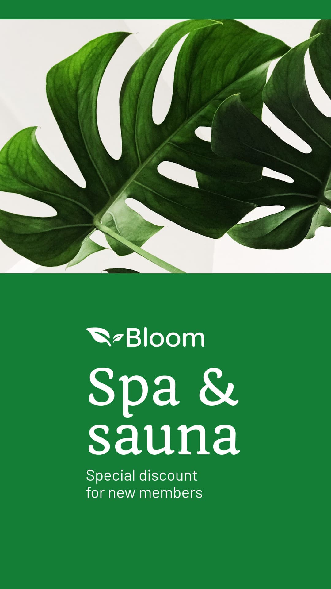 Spa & Sauna Special New Member Discount Animated-1080x1920px-Story