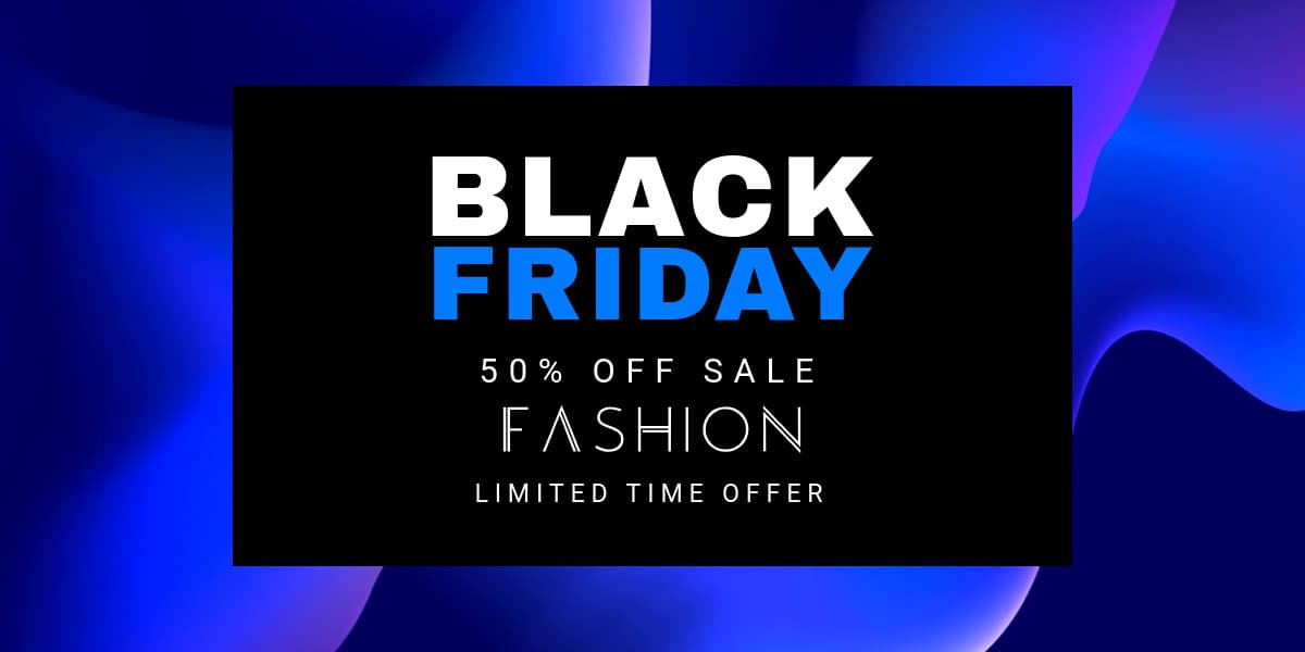 Black Friday 50 Blue Fashion Sale-1200x600px-TwitterImagePost