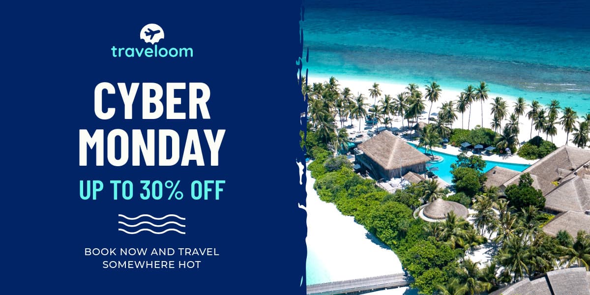 Travel Somewhere Hot Cyber Monday-1200x600px-TwitterImagePost