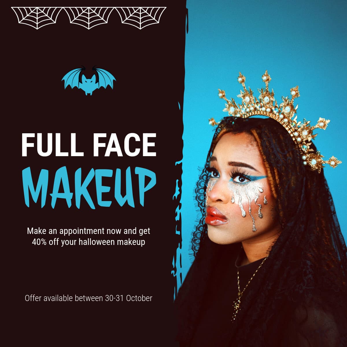 Full Face Halloween Makeup-1200x1200px-FacebookSquarePost