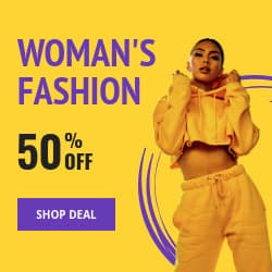 Yellow Purple Woman's Fashion Deal Animated-250x250px-Square