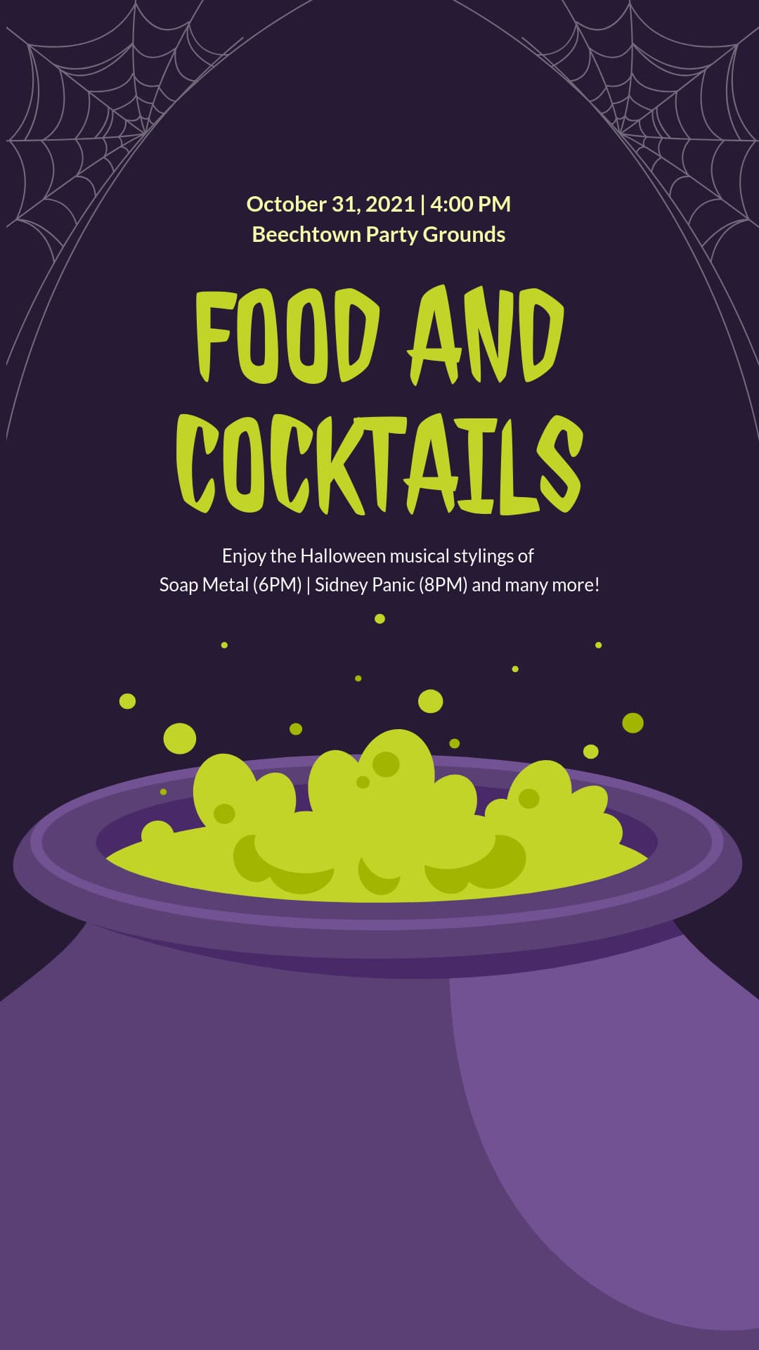 Halloween Food And Cocktails-1080x1920px-Story