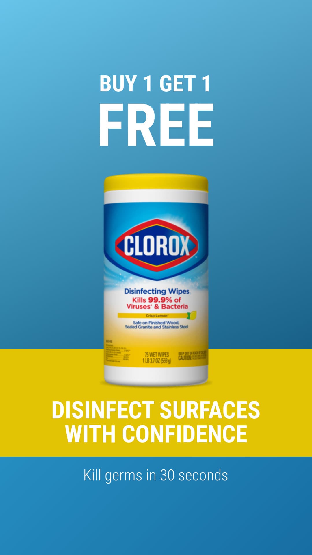 Clorox Kill Germs Bogo Deal-1080x1920px-Story