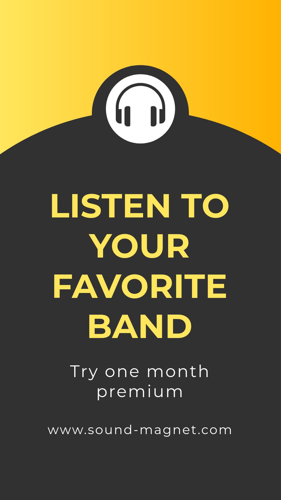 Listen to you Favorite Band Online-1080x1920px-Story