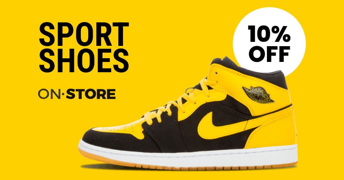 Yellow Sport Shoes Store Deal Animated-1200x628px-FacebookSponsoredMessage