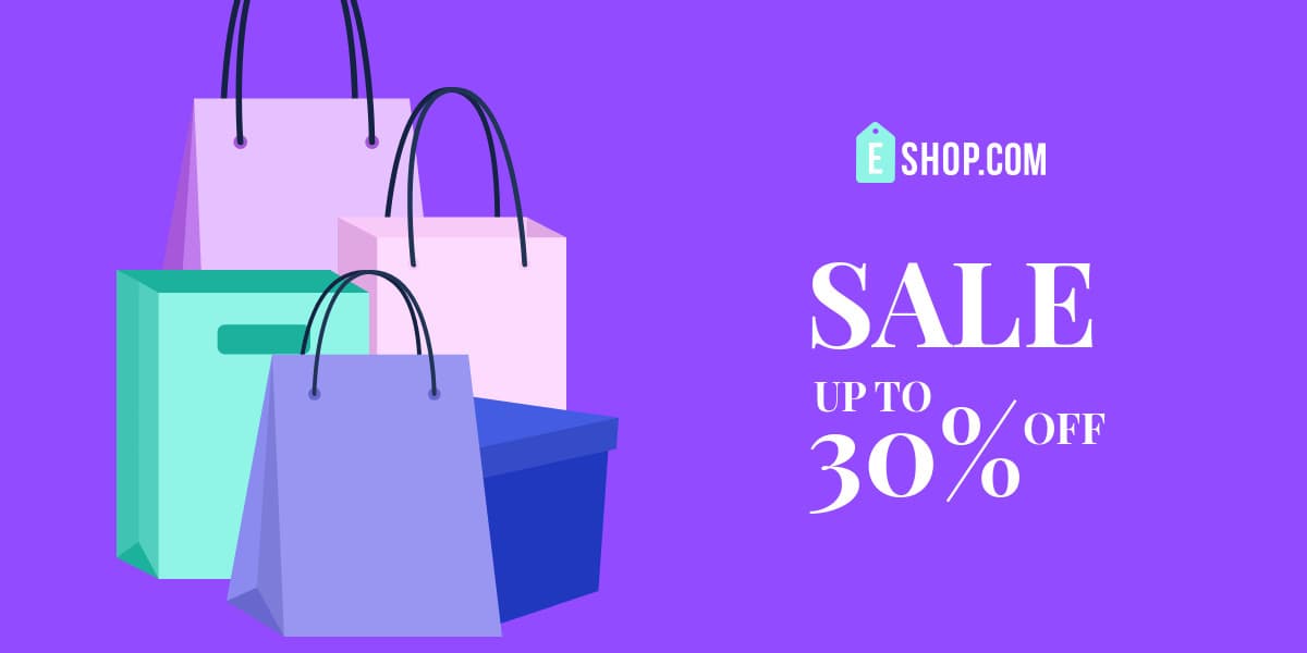 Eshop Sale Shopping Bags-1200x600px-TwitterImagePost