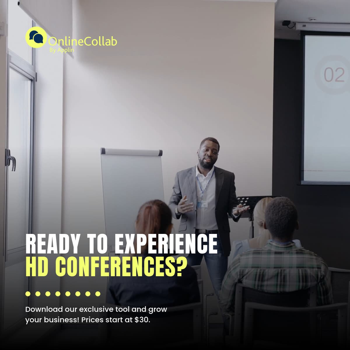 Experience HD Conferences Video-1200x1200px-FacebookSquareVideo