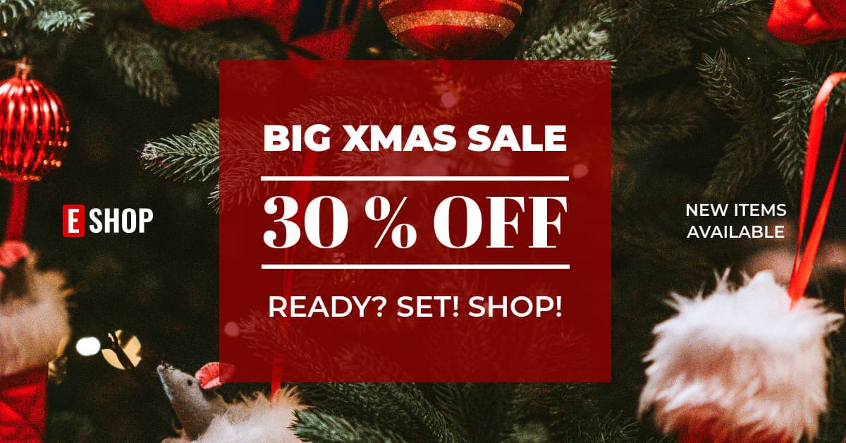 Big Christmas Sale New Items-1200x628px-FacebookSponsoredMessage