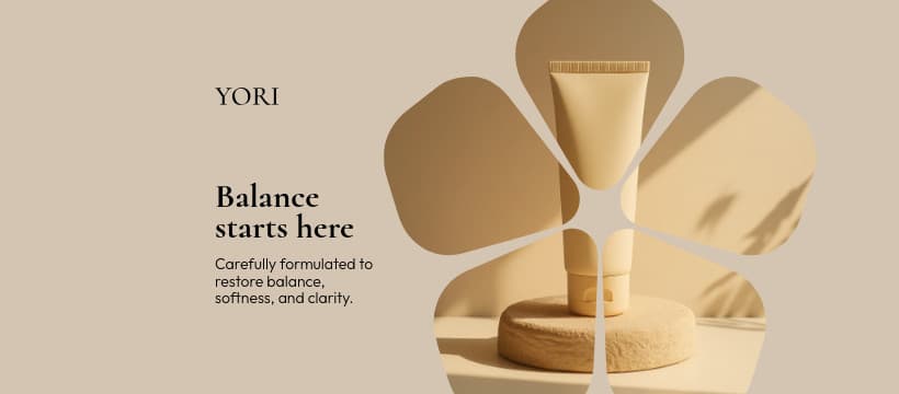Balance Starts Here Yori Beauty Products Animated-728x90px-Leaderboard-820x360px-FacebookCover