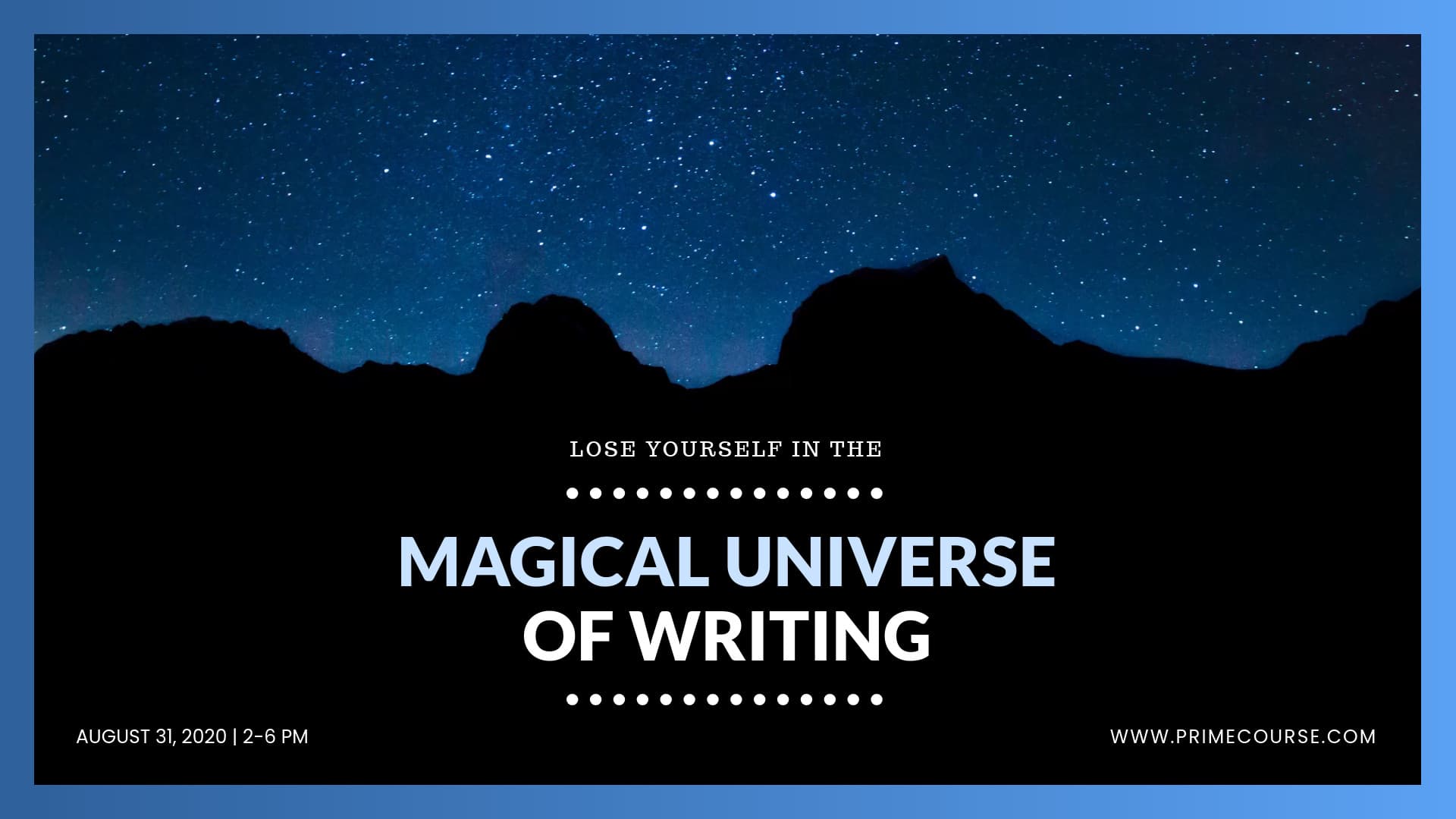 Magical Universe of Writing Video-1920x1080px-FacebookFHDVideo