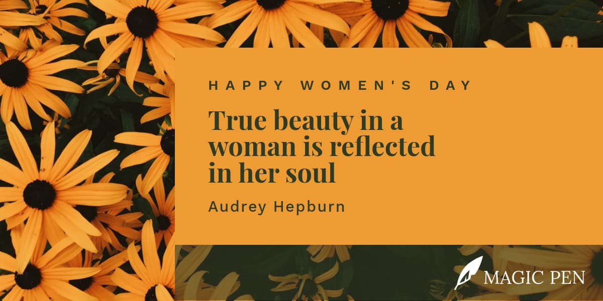 Audrey Hepburn Women's Day Quote-1200x600px-TwitterImagePost