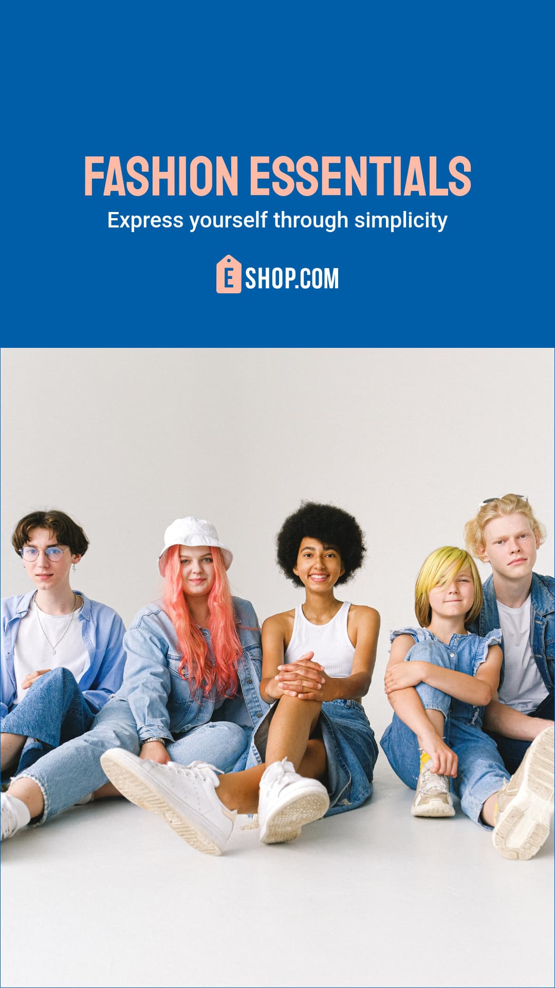 Blue Fashion Essentials Collection Animated-1080x1920px-Story