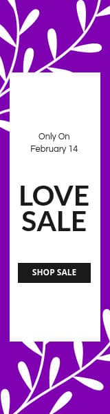 Valentine's Day Purple Love Sale-160x600px-WideSkyscraper