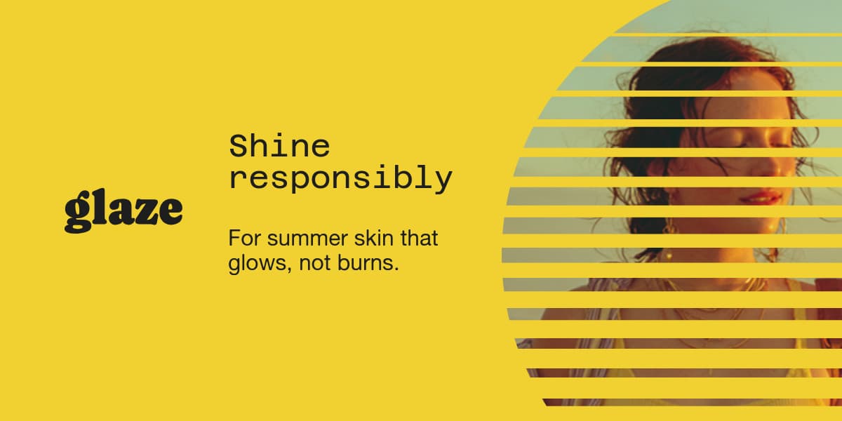 Glaze Shine Responsibly Summer Beauty Products Animated-728x90px-Leaderboard-1200x600px-XImagePost
