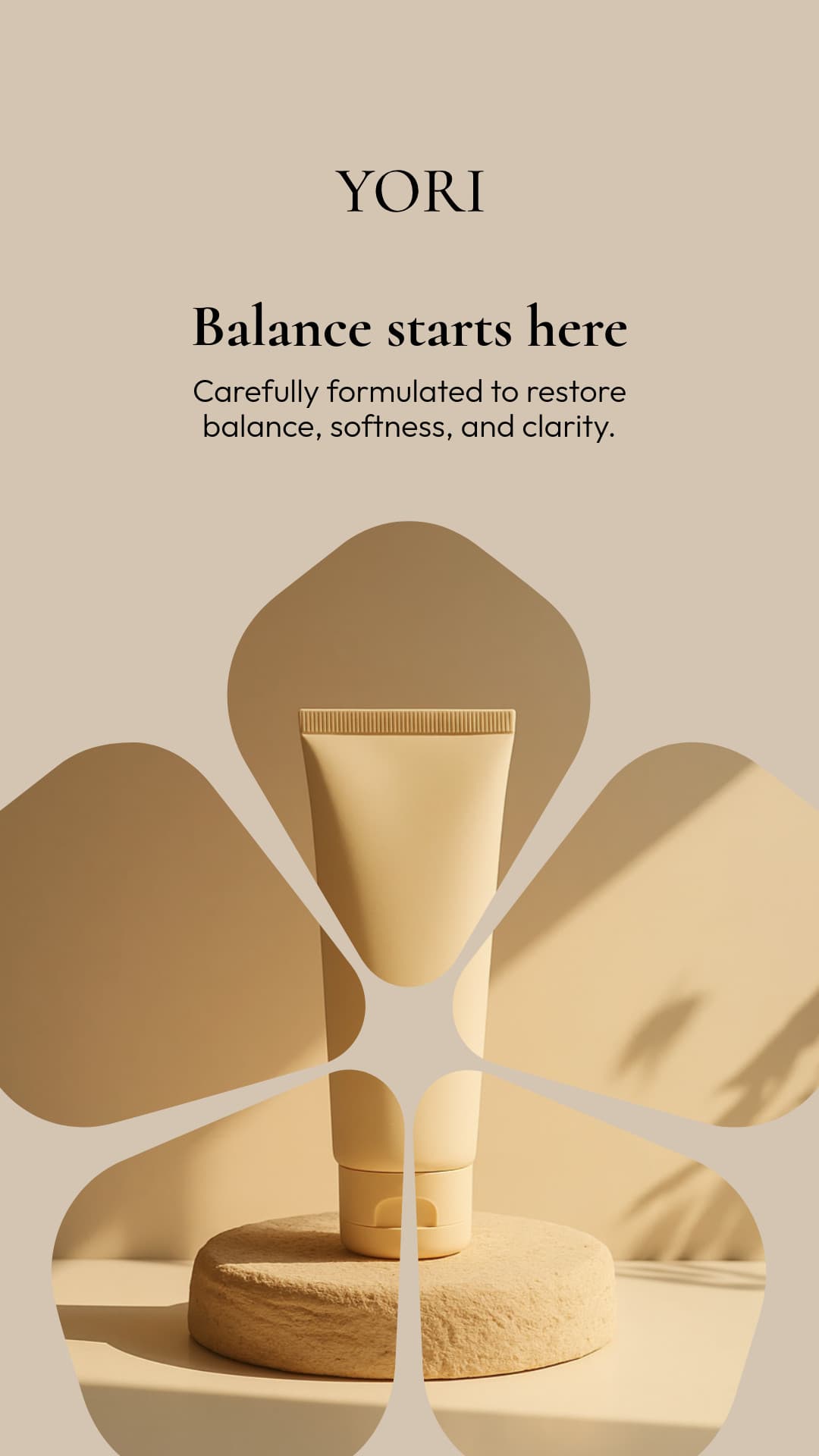 Balance Starts Here Yori Beauty Products Animated-120x600px-Skyscraper-1080x1920px-Story
