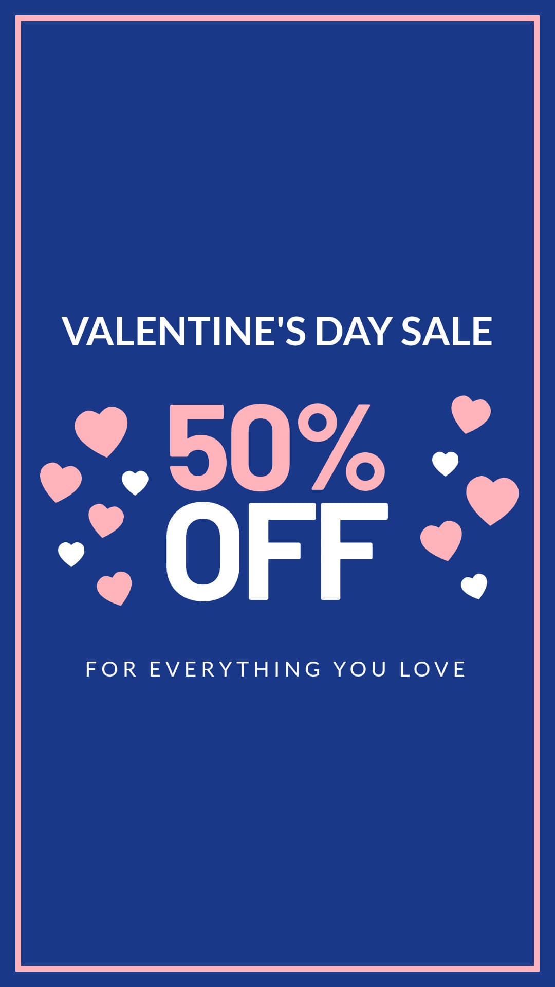 Blue Pink Valentine's Day Sale-1080x1920px-Story