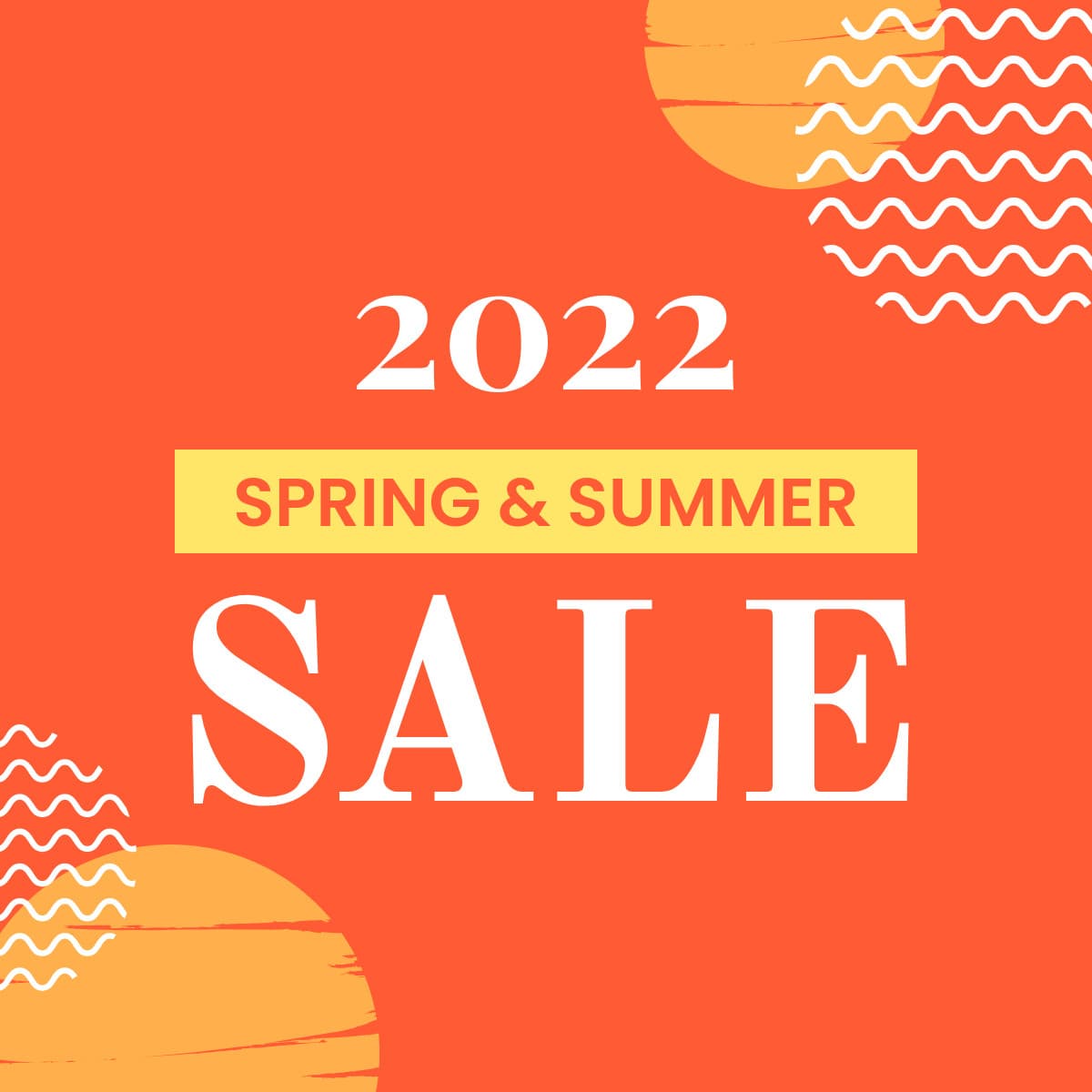 Orange Spring & Summer Sale-1200x1200px-FacebookSquarePost